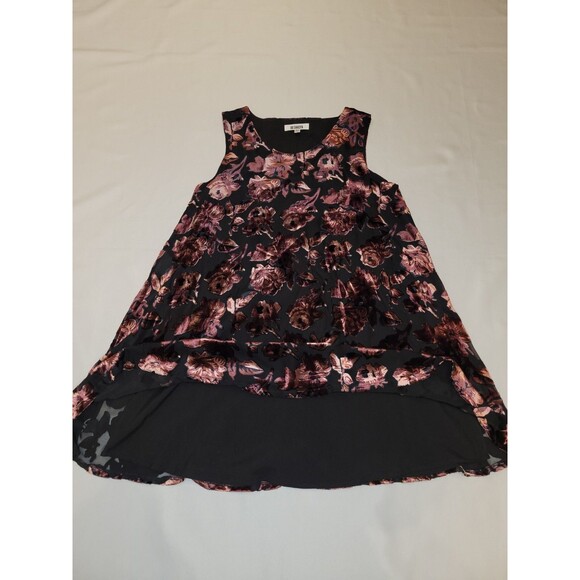 BB Dakota Britannia Velvet Burnout Mini Dress Size XS Sleeveless Fairy Grunge - Picture 6 of 11